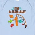 thumbnail image 3 of Inktastic I'm O-fish-ally One Fishing Birthday Baby Romper Coveralls, 3 of 4