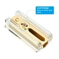thumbnail image 5 of Uxcell Acrylic Staple Remover, Portable Lockable Jaw Style Staple Puller Removal Tool with Plastic Box, Gold, 5 of 6