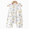 thumbnail image 4 of Baby Onesies Boy Baby Infant Boys Girl Sleeveless One-Piece Vest Cartoon Rompers Tank Top Jumpsuit Toddler Cotton Outfits, 4 of 4