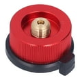 thumbnail image 1 of Akozon 2xOutdoor Furnace Stove Adapter Gas Tank Converter With Self Closing Function MP, 1 of 8