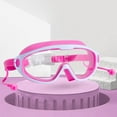 thumbnail image 2 of Tao Tao Kids Boys Girls Wide View Swim Goggles, Unisex-Child Anti Fog Clear No Leaking Swimming Goggles Earplug Ear Protection Diving Swimming Goggles Hot Pink Free Size, 2 of 3