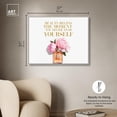 thumbnail image 4 of Decidedly Beautiful Canvas Print Fun Quotes by Art Remedy, Silver Frame, 36 x 30, 4 of 6