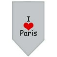 thumbnail image 3 of I Heart Paris Screen Print Bandana White Large, 3 of 9