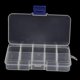 thumbnail image 2 of Caja de almacenamiento de plástico ajustable para joyas, manualidades, herramientas, 13,2 x 6,8 x 2,3 cm, moderna El 13.2x6.8x2.3cm, 2 of 9