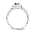 thumbnail image 3 of Sterling Silver Rhodium-plated Family Jewelry Mounting XMR91/2SSM-10 (mm x 3mm), 3 of 3