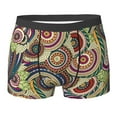 thumbnail image 6 of Men's Boxer Briefs, Colorful Mandala Spiral Pattern Soft Comfy Mens Underwear Boxer Briefs Breathable With Widen Waist, 6 of 7