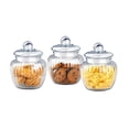 thumbnail image 1 of Set de 3 Recipientes de vidrio con Tapa Herm√©tica Cap. 500 ml Good & Good CS10540, 1 of 2