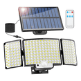 thumbnail image 1 of Lamparas Solares Luz Solar Jardin Exterior Y Interior Malubero,Negro, 1 of 5