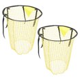 thumbnail image 1 of PENIKOKO 2Pcs Kicking Nets Practice Football Goal Target Net Nylon Yellow For Youth for Fan Gear, 1 of 8