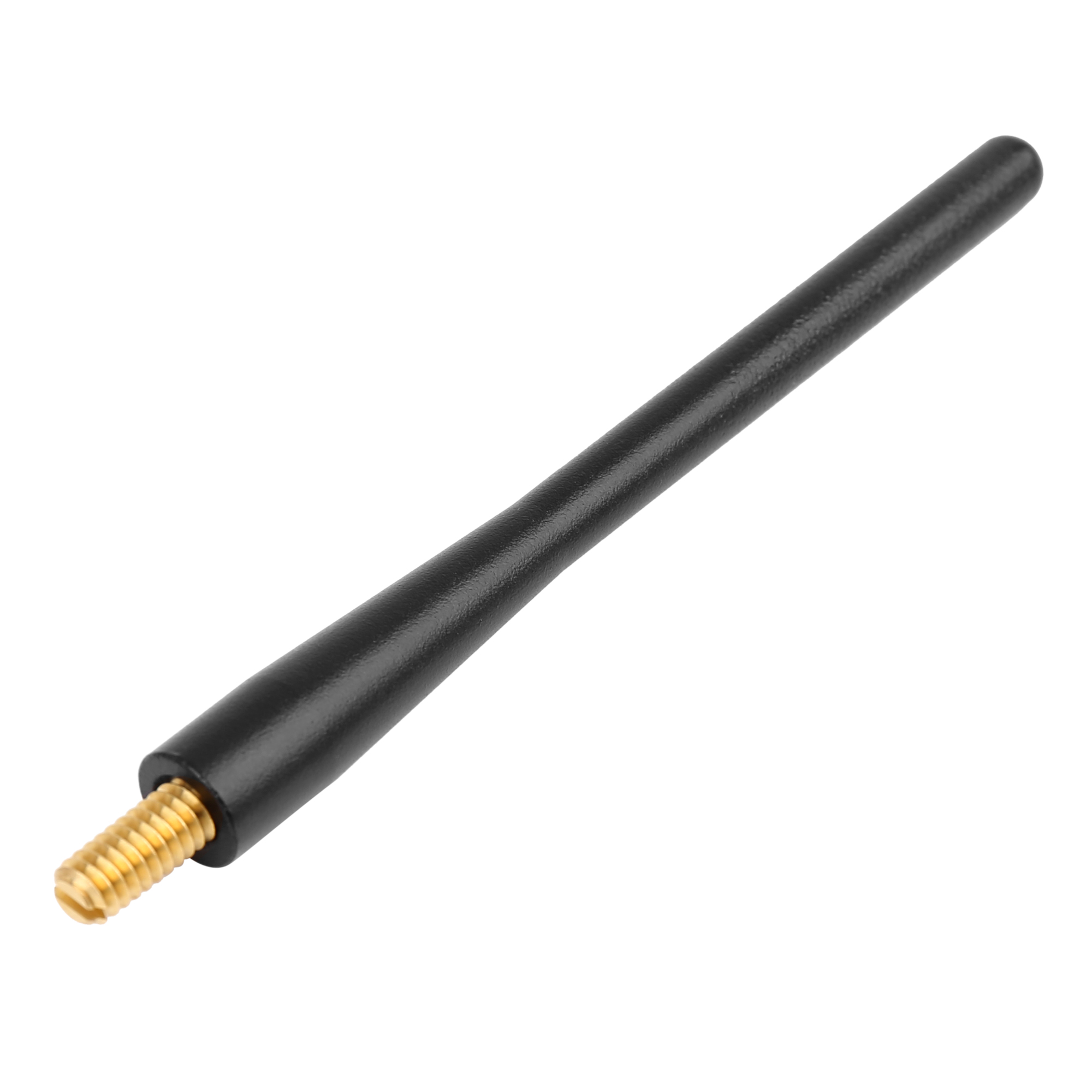 Gtp 3 Universal Black Real Carbon Fiber Aluminum Short Screw On Mast Car Radio Antenna Short Stubby Walmart Com