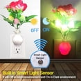 thumbnail image 4 of Led Night Light With Sensor Plug-in Auto Switch Rose Flower Mushroom Night Lamp Wall Light, 4 of 8