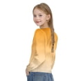 thumbnail image 6 of Eryao Weekly Prime Tie Dye Long Sleeve Shirts for Girls Casual Round Neck Lightweight Blouses 2025 Spring Loose Comfy Pullover,Yellow,3 Years, 6 of 10