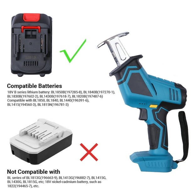 TFixol Electric Reciprocating Saw Electric Saber Saw Outdoor Portable Small Electric Wood cutting Saw Lithium Saber Saw
