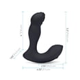 thumbnail image 4 of Electric EEL Blue Line Vibrating Prostate Intimate Massagers Thumper w/Remote - Black, 4 of 5