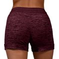 thumbnail image 3 of Abcnature Plus Size Shorts, Womens Athletic Shorts, Women Pockets Loose Hot Summer Beach Shorts, Trousers Sports, Comfy Beach Shorts, Yoga Pants, Cycling Sport Shorts Wine XXL, 3 of 6
