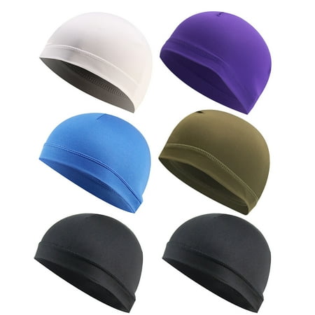 

6 Pieces Liner Caps Sweat Wicking Cap Running Hats Cycling Caps for Men and Women Seat Belt For Elderly People Men s Sports Shoes With Steel Toe Cap Sports Goggles for Women Seat Belts for Work Sports