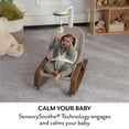 thumbnail image 3 of Evenflo Lyra 2-in-1 Infant to Toddler Rocker with SensorySoothe™, Truffle Taupe, 3 of 11