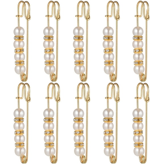 10 unids Broche delicado Pin Falda Botón de cintura Durable Broche Pin Ropa Pin