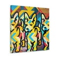 thumbnail image 2 of Corgi in Art Deco - Canvas, 2 of 10