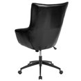 thumbnail image 3 of Barcelona Home and Office Upholstered High Back Chair in Black Leather, 3 of 4