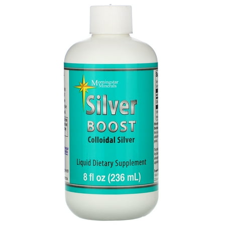 Morningstar Minerals Silver Boost Colloidal Silver 8 fl oz 236 ml