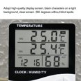 thumbnail image 4 of Matsuzay LCD Digital Temperatura Humedad Medidor HTC-2 Hogar Interior Exterior Higrómetro Termómetro Estación meteorológica con reloj Termómetros Matsuzay HA007398-00, 4 of 6