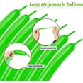 thumbnail image 4 of RUseeN 260 Balloons for Twisting Balloon Animal, Long Skinny Green Balloons for Modelling, Green Magic Balloon Animal Kit for Weddings Birthdays Party Decorations,100Pcs (Green), 4 of 7