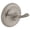 Satin Nickel, variant on College Circle Wall Mounted Double Robe Hook Finish: Satin Nickel