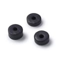 thumbnail image 4 of GKNET 100x Dyed Donut Coconut Shell Oblate Beads Spacer Beads for DIY Bracelet-Black, 9x5mm, 4 of 6