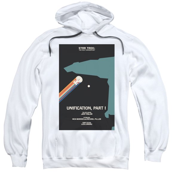 Star Trek Tng Season 5 Episode 7 Adult Pullover Hoodie Sweatshirt White