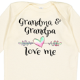 thumbnail image 4 of Inktastic Grandma and Grandpa Love Me Heart Grandchild Boys or Girls Long Sleeve Baby Bodysuit, 4 of 5