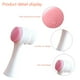 thumbnail image 3 of Cepillo de limpieza facial manual dos en uno: cepillo exfoliante, utilizado para masajear y limpiar la piel del rostro: exfoliación profunda de poros, maquillaje, acné, piel muerta., 3 of 7