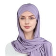 thumbnail image 1 of Women Hat Ruffle Cancer Chemo Turban Wrap Cap Scarf Shawl Plaid Scarves Bulk, 1 of 3