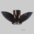 thumbnail image 6 of Three Light Brass Disk Shade Ceiling Flush Mount Pendant Light Fixture Mid Century Style Ceiling Chandelier Fixture, 6 of 7