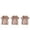 Brown 3PCS, variant on 3 Pack Girls Boys Striped Short Sleeve T Shirts Kids Cotton Summer Tops Unisex Children Casual Crewneck Tees 5-6 Years