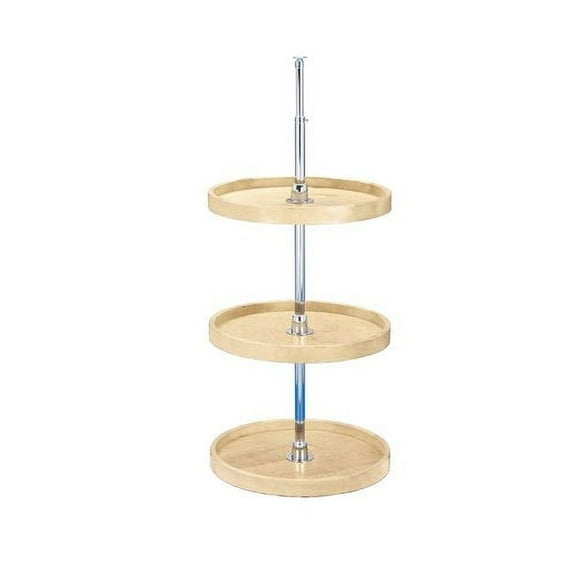 Rev-A-Shelf 4Wls073-20-536 Wood Classics 3 Tier Shelf 20" Full Circle Lazy Susan - Maple
