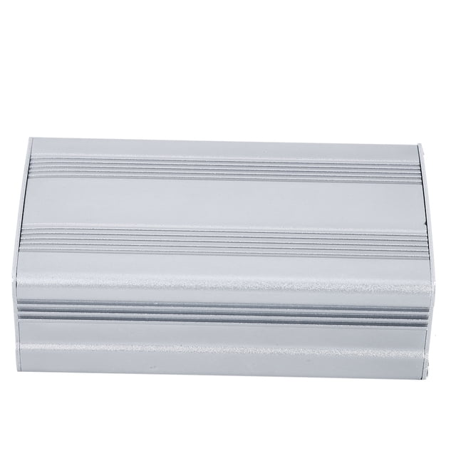 Accesorios eléctricos, 38x63x110 mm Proyecto de aluminio gris Caja de proyecto de aluminio Caja de aluminio Construcción robusta