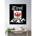 thumbnail image 2 of Tyrol Mountains Austria Poster Wall Art, Modern Wall Decor, 12x18 UNFRAMED, 2 of 3