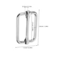 thumbnail image 2 of BRIGHTFUFU 50Ud Hebillas Ajustables De Metal Plata Para De Bolsos Y Mochilas Ideal Para Ropa Y Accesorios, 2 of 6