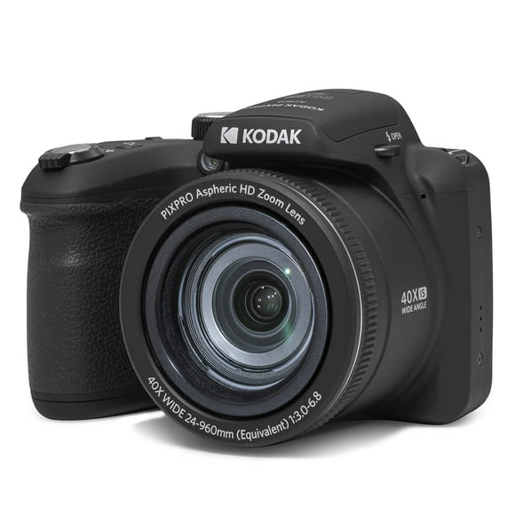 KODAK PIXPRO AZ405-BK Appareil Photo Numérique 20MP 40X Optique Zoom Objectif Grand Angle Stabilisation d'Image 1080P Vidéo Full HD Caméra de Vlogging LCD 3 Pouces (Noir)