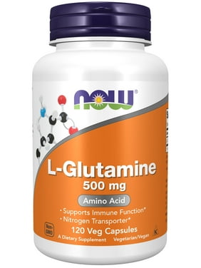 NOW Supplements, L-Glutamine 500 mg, Amino Acid, 120 Capsules