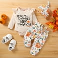 thumbnail image 2 of Infant Baby Girl First Halloween Outfit Toddler Girls Thanksgiving Cute Pumpkin Clothes Set for 6-9 Months, 2 of 7