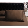 thumbnail image 2 of Mocassi 1800 Series Sheet Set 6 Pieces Deep Pocket King Chocolate Brown, 2 of 3