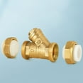 thumbnail image 4 of YIEMEEN Female Thread Brass Inline Y Type Filter Strainer Valves Water Pipe Fittings Connector Check Valves for Water/Oil/Gas, 4 of 19