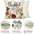 thumbnail image 5 of Fall Pillow Covers 18x18 Set of 4 Watercolor Fall Pumpkin Throw Pillow Covers Cotton Linen Autumn Harvest Farmhouse Decor Pillowcases Maple Case with Season Blessings, 5 of 6
