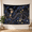 A, variant on XaaKee Large Tapestry, Celestial Adder Harmony Mystical Serpent Stars, High-Quality Polyester Bedroom Tapestry, 60x40Inch