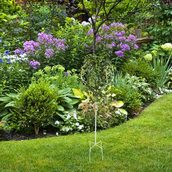 Kitandove 1Pcs Black Spherical Climbing Vine Flower Rack For Gardeners 93.00X22.00X22.00Cm