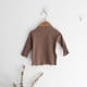 thumbnail image 4 of Camiseta de manga larga con cuello alto para bebé Laklulu, abrigo base cálido para bebé, abrigo base para niña (café claro), 90 cm, 4 of 5