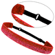thumbnail image 3 of Diadema ancha ajustable antideslizante con purpurina brillante para mujeres, niñas y adolescentes, 3 of 5