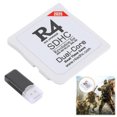 thumbnail image 1 of Tarjeta Ardiente SDHC R4I Flashcard Juego Dorado Y Plateado para () Blanco Novedad 2024, 1 of 9